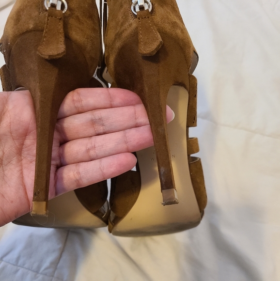 Zara suede heels size 38 - Picture 3 of 4